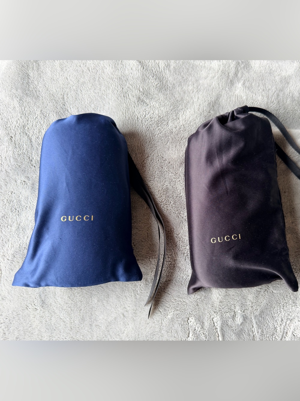 Gucci Sunglasses Hard Cases & Pouch - Navy & Burgundy- DUO - Picture 2 of 14